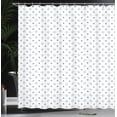 thumbnail image 3 of Ambesonne Geometric Shower Curtain, Flowers Old Fashioned Art, 69"Wx70"L, Slate Blue, 3 of 4