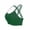 Green, variant on Fewfanhot Women's Medium Support Cross-Back Sports Bra, Mesh Panel Breathable Workout Bra, Crisscross Strap Yoga & Gym Top, Black, L
