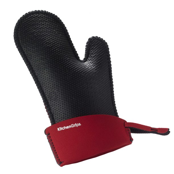 Kitchen Grips Silicone Chef's Mitt, Small (Cherry)