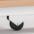 thumbnail image 4 of Guqiart Twin Size Trundle Bed Frame, Solid Wood Construction with Headboard, Roll Out Trundle & Wood Slat Support, Single Platform Bed No Box Spring Needed, 4 of 12