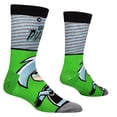 thumbnail image 3 of ODD SOX – Danny Phantom Ghost Hero Nickelodeon Novelty Crew Socks – Size Large – Men’s 8–12 /, 3 of 6