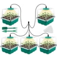 thumbnail image 1 of Seed Starter Tray Kit High Humidity Dome indoor garden plant sprouting tray with intelligent controller timer, adjustable light, 1 of 5