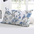 thumbnail image 5 of Farmhouse Flowers Pastoral Throw Pillow Cover, Pillowcase Protectors with Zipper, Breathable Decorative Lumbar Pillow Case Cover, Pillow Shams for Couch Sofa 12x20Inch, 5 of 7