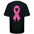thumbnail image 6 of Yuncity Womens Shirts Featuring Cancer Awareness Tshirt Loose Fit Comfortable Casual Design Tops Pink Ribbon Graphic Print Tee Size L Black, 6 of 6