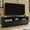 TV Stand - Black, variant on 63" Mid-Century Modern TV Stand for TVs up to 75", Thick Sturdy Farmhouse Entertainment Cabinet, Media Console for Living Room, Louver Design & Solid Wood Drawers & Outlet Holes, Walnut