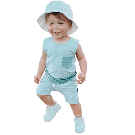 

Ma&Baby Toddler Baby Boys 2PCS Clothing Suit Sleeveless Tank Top Tees Short Pants Children s Summer Outfits