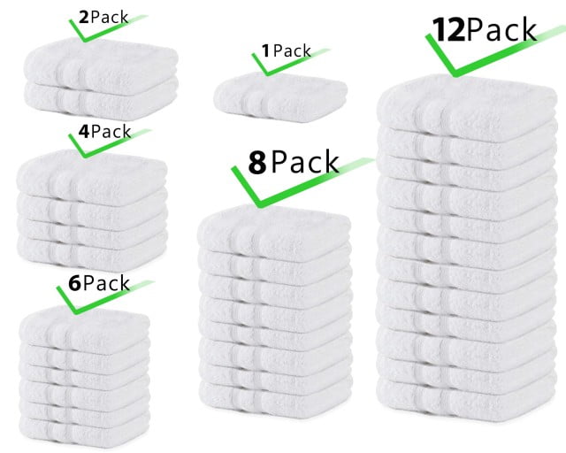 100 Cotton Washcloths Packs Cotton Facecloths Wash Cloths Set Walmart Com Walmart Com