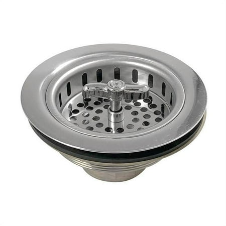 Kingston Brass Tacoma Spin & Seal Sink Basket Strainer  Stainless Steel