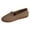 Brown, variant on Casual Slip On Clogs for Women Comfortable House Shoes Women's Fly Weaving Large Size Low Heel Flat Shoes Women's Foreign Trade Fly Weaving Mesh Shallow Mouth Lazy Casual Shoes