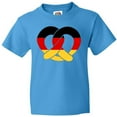 thumbnail image 3 of Inktastic German Flag in Pretzel Shape Youth T-Shirt, 3 of 5