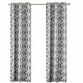 Mainstays Blackout Curtains, Set of 2, 37x84, Gray Geo
