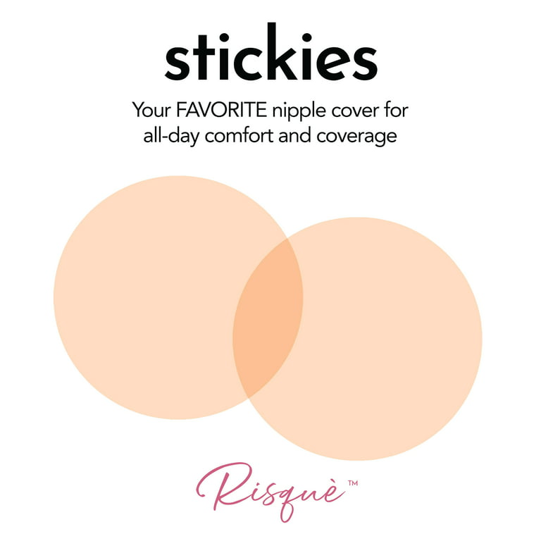 Risque Reusable Silicone Nipple Covers | Reusable Adhesive Silicone Nipple  Pasty Set | Perfect for Any Attire | Feel Confident with Our No-Show Nipple