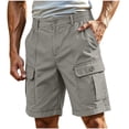 thumbnail image 5 of Jsaierl Cargo Shorts for Men Plus Size Multi Pockets Shorts Outdoor Military Shorts Comfortable Workwear Cargo Shorts, 5 of 8
