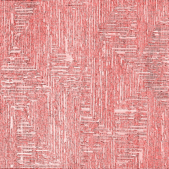 Ahgly Company Indoor Square Solid Red Modern Area Rugs, 6' Square