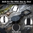 thumbnail image 3 of Outdoor Anti-Theft Retractable Phone Lanyard Retractable Steel Line with Locking Carabiner 360°metal Tether Tab, 3 of 6