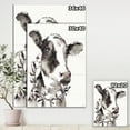 thumbnail image 3 of Designart 'Cow Portrait Country Life' Wildlife Canvas Art, 3 of 3