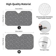 thumbnail image 5 of Yiaed Airplane Routes Around The World Print Car Windshield Sunshade Front Auto Car Front Window Sun Shade Foldable Sun Visor Shield Cover Auto Accessories for Sedan SUV Truck-Small, 5 of 5