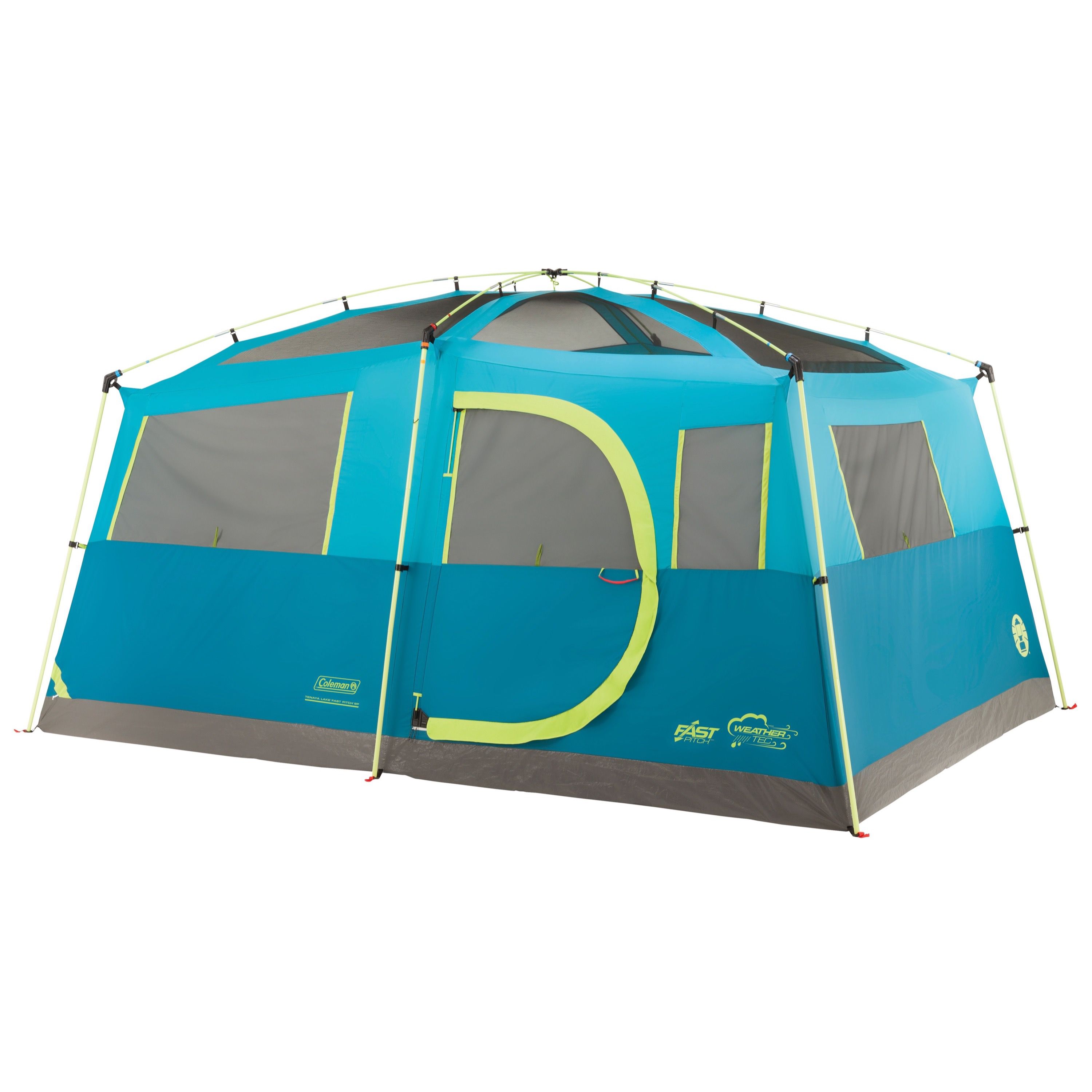 Coleman® 8-Person Tenaya Lake™ Fast Pitch™ Cabin Camping Tent with Closet, Light Blue - image 3 of 11