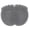 gray, variant on Shower Foot Scrubber Mat with Non Slip Suction Cups - Hands Free Back Washer Wall Mounted Silicone Bath Massage Pad Exfoliating Foot & Back Cleaner for Elderly, Pregnant Women & Home Spa
