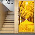 thumbnail image 3 of Cuadros Decorativos Cuadro de diamante redondo completo de 16.0 x 34.0 in, regalo de imagen de diamantes de imitación de Autumn Boulevard Likrtyny embutido en tela, 3 of 9