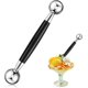 thumbnail image 1 of Double-sided Stainless Steel Double Ice Cream Scoop Scoop Smooth Round Melon, 1 of 5