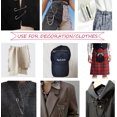 thumbnail image 5 of 15 imperdibles (color bronce) de 10 cm de imperdible grande, imperdibles grandes para ropa, cuero, lienzo, manualidades, faldas, faldas escocesas, imperdibles extra anchos Rojo Verde, 5 of 5