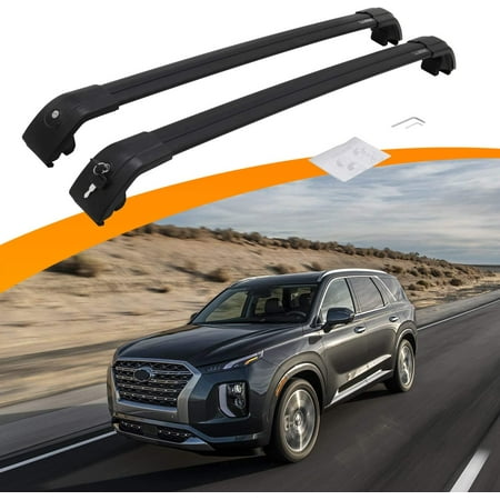 NIXFACE Crossbars for Hyundai Palisade 19-22 Lockable Roof Rack Luggage Black