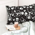 thumbnail image 4 of Kdxio Cotton Pillow Cases 20"x30" Pillowcases,Soft and Breathable Bedroom Pillow Cases-Skeleton-No Pillow Core, 4 of 5