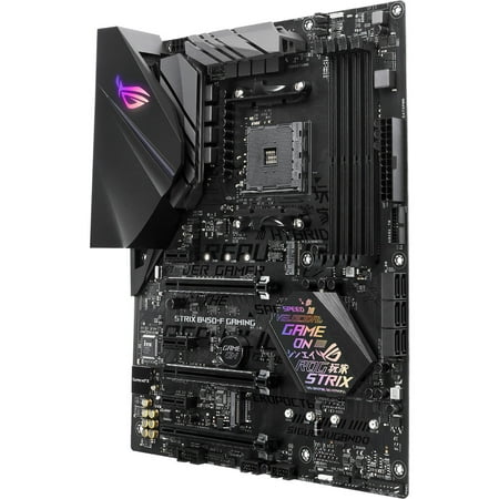 Asus ROG Strix B450-F Gaming AMD Ryzen 2 AM4 DDR4 HDMI DP M.2 USB 3.1 Gen2 ATX (Best Motherboard For Ryzen 1800x)