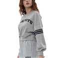 thumbnail image 2 of Amazhiyu Women’s Printed Hoodie Drop Shoulder Pullover Long Sleeve Crew Neck Hoodie, 2 of 12