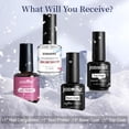 thumbnail image 2 of Set de gel para uñas JODSONE, 4 botellas, 15 ml, con imprimador deshidratador, 2 of 7