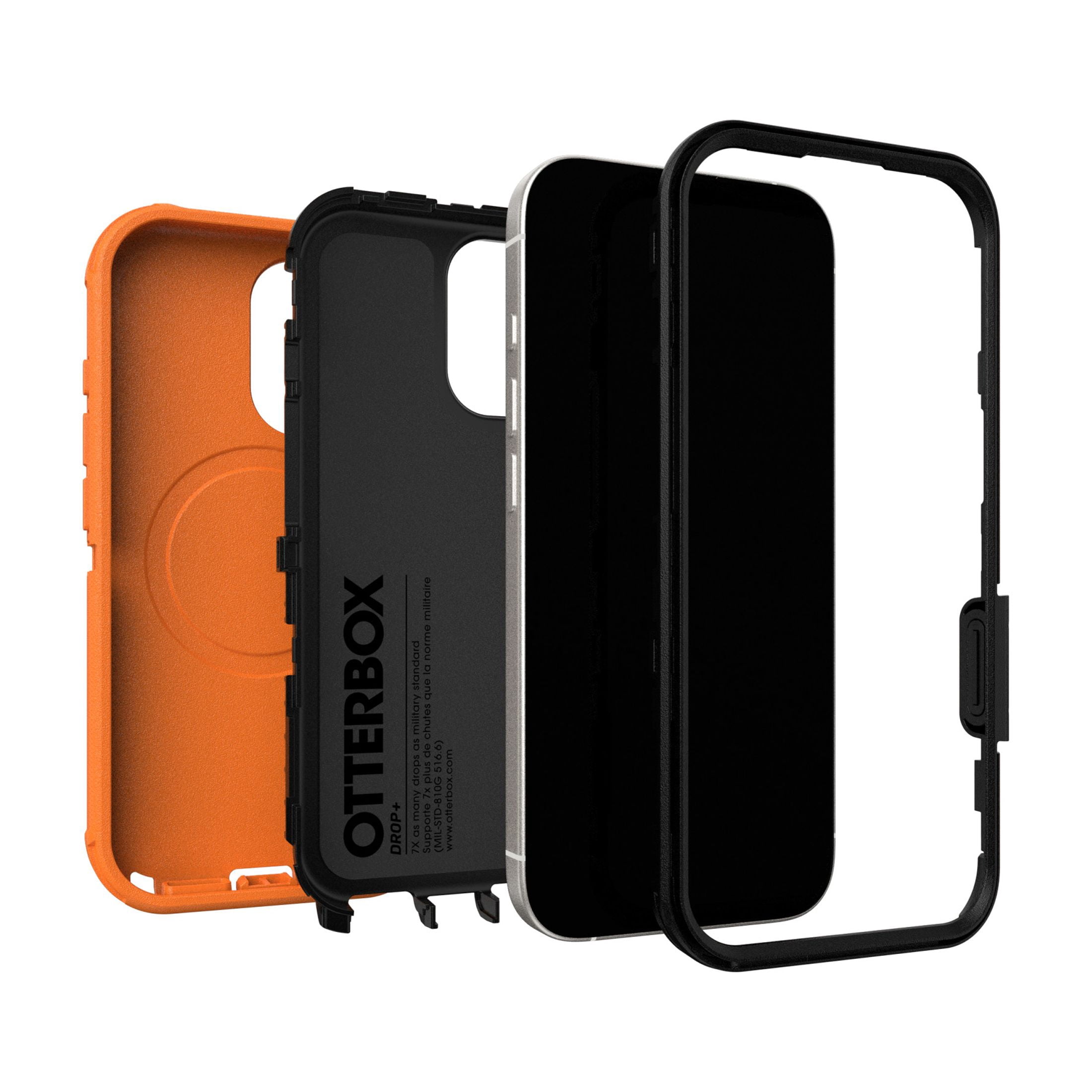 OtterBox Defender Series Pro Case with MagSafe and Camera Control for Apple iPhone 17 - Orange