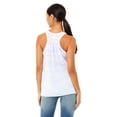 thumbnail image 2 of Bella Ladies Flowy Racerback Tank, 2XL, Blue Marble, 2 of 3