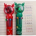 thumbnail image 5 of 1 ~ 10 piezas de bolígrafos de colores de dibujos animados de Papá Noel, árbol de Navidad, ciervo, bolígrafo, regalos de Feliz Navidad, papelería, herramienta de escritura para oficina, 5 of 5