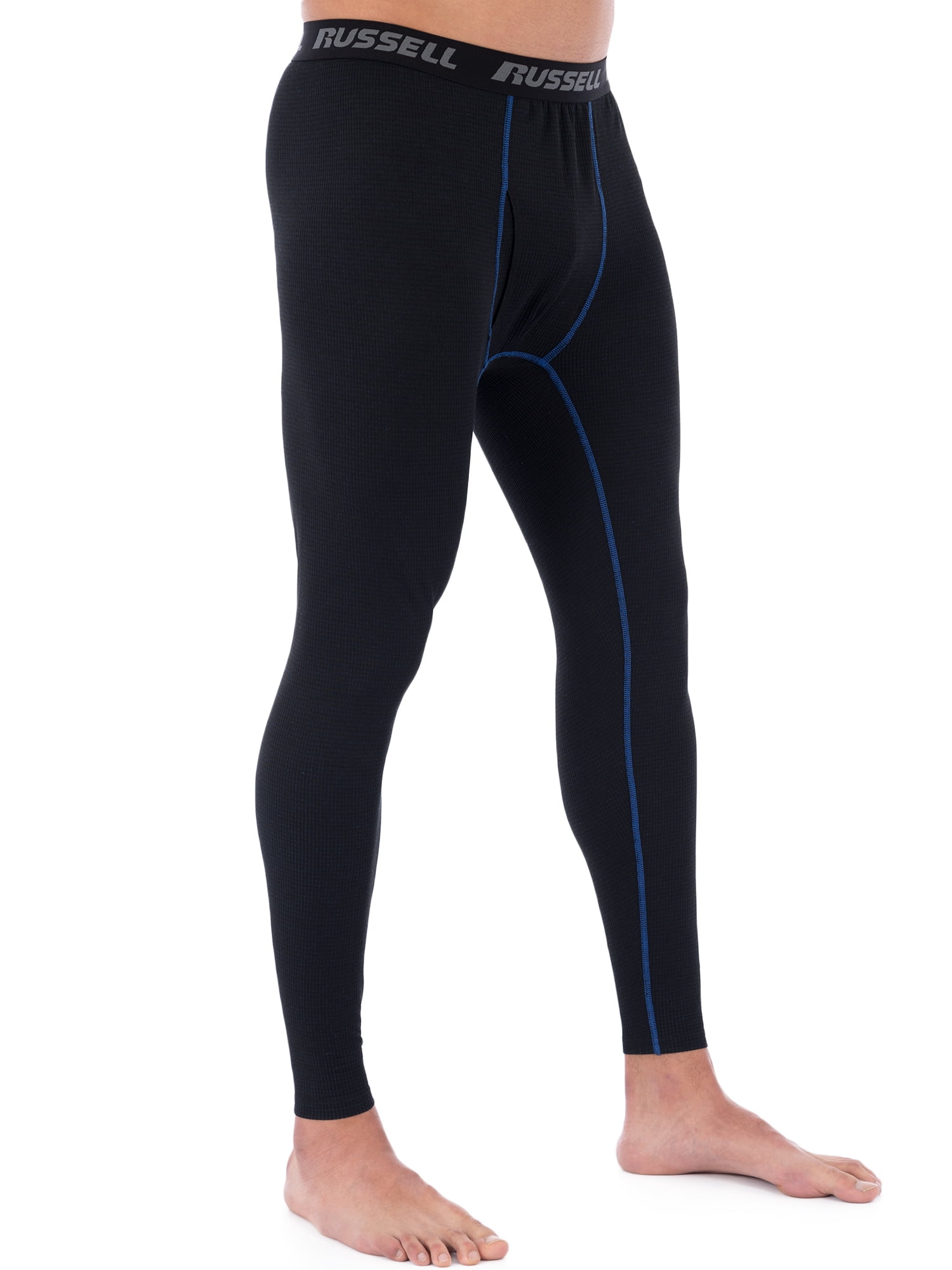 Russell Mens & Big Men's L3 Tech Grid Baselayer Performance Thermal Underwear Pant, Sizes M-5XL