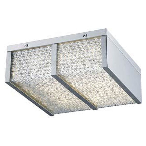 Avenue Lighting LED Flush Mount Cermack St. Polished Chrome - Exact Size