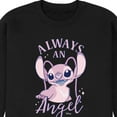 thumbnail image 3 of Disney - Lilo & Stitch - Always An Angel - Men's Crew Neck Fleece Pullover, 3 of 5