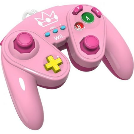PDP Wired Fight Pad for Wii U - Peach