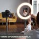 thumbnail image 5 of Anillo de luz mejorado de 12 pulgadas con trípode de 62 pulgadas y soporte magnético para teléfono, luz LED para selfie para  con  remoto inalámbrico, luz circular para Tiktok, 5 of 13