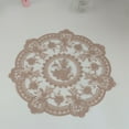 thumbnail image 4 of CSChome Ensemble de Table Vintage Broderie Dentelle Ensemble de Table Réutilisable Décoration Café, 4 of 7