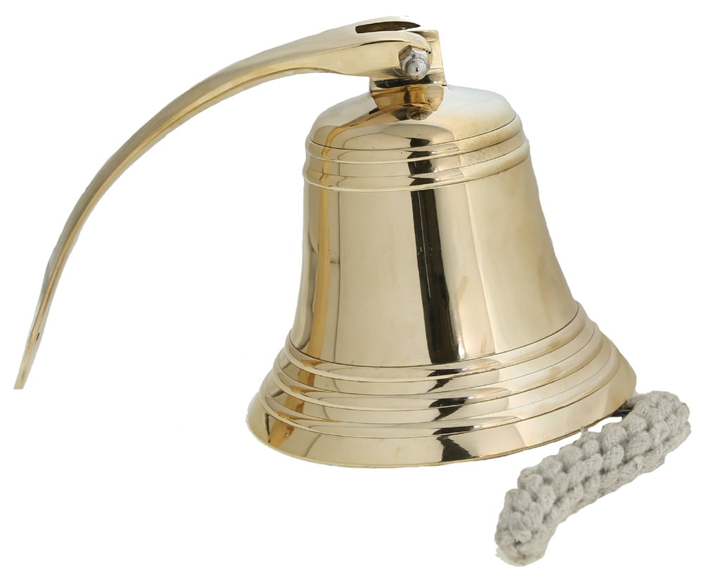 6-brass-wall-mount-bell-heavy-duty-nautical-decor-walmart