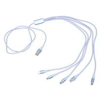 5 in 1 Multi Charging Cable USB to 5 Type C Splitter DataSync USB C Cable 1.6M