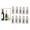 thumbnail image 4 of GUOOL 10x Bottle Bags Package Bags Drawstring Tags for Travel Birthday white, 4 of 9