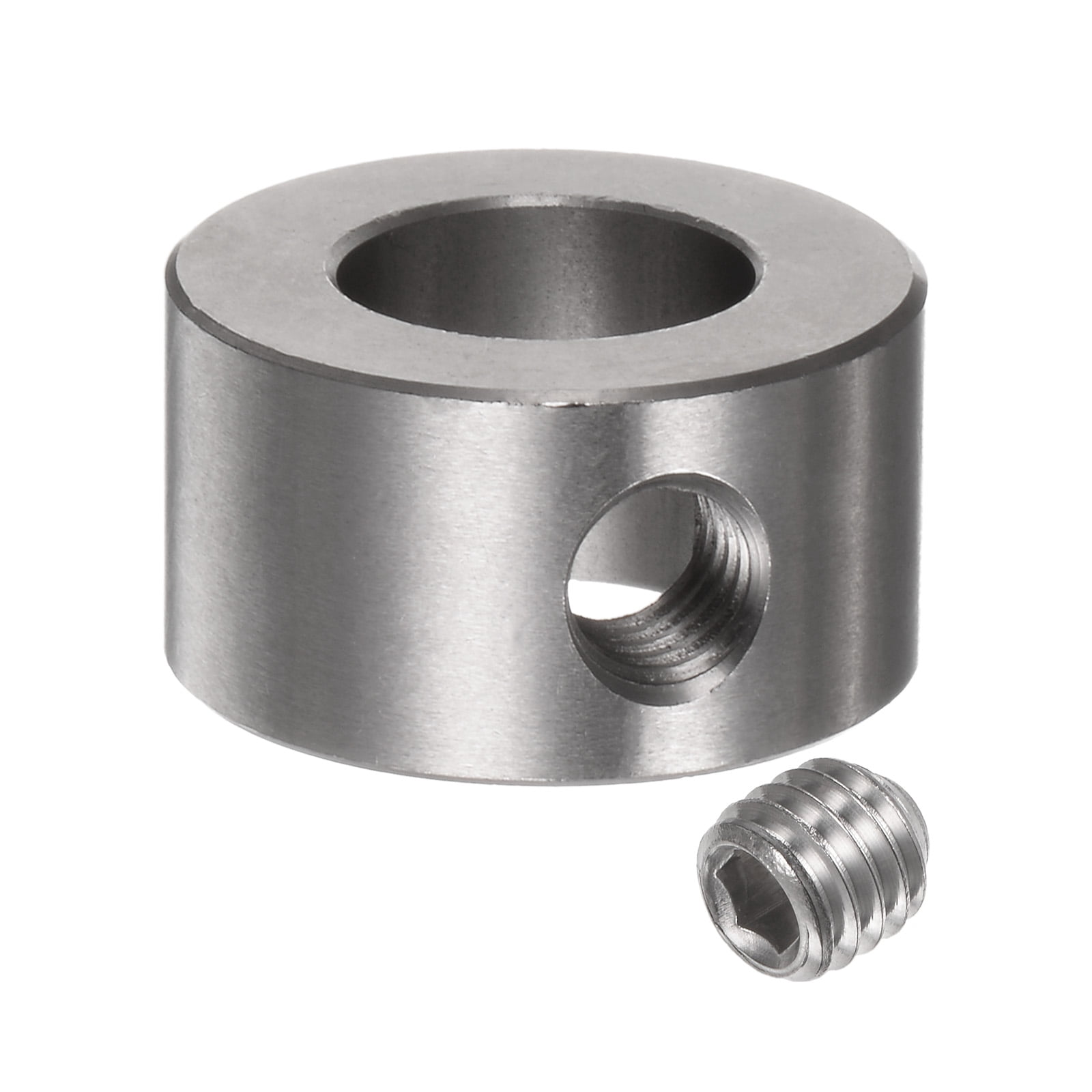 10 Packs Set Screw Collars 12mm Bore Stainless Steel Shaft Collars, 22mm OD, 12mm Width, Gear Stopper Wheel Collar