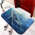 thumbnail image 2 of Whale 1178 Non-Slip Memory Foam Bath Rug: Absorbent, Quick-Dry, Machine Washable, Soft & Comfortable - S, 2 of 7