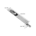 thumbnail image 2 of Masteelf Stainless Steel Flush Bolt for Door Security Lock Silver Easy to Install Powerful Safeguard, 2 of 8