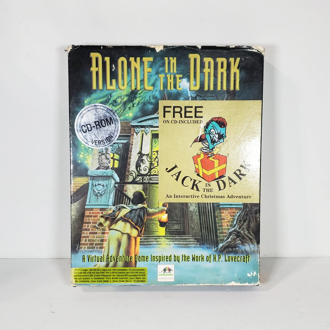Alone in the Dark 1 Original Big Box Survival Horror PC CD