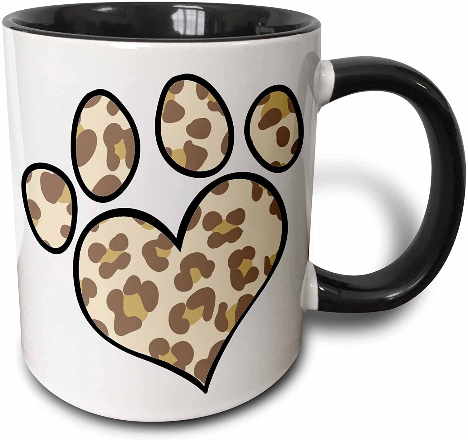 Pens Dog Lover Gift Candy Dog Heart Paws 15 oz Coffee Mug Fill With Treats