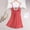 Red, variant on Idoravan Womens Nightgown Chemise Sleeveless Sleepwear Full Slip Lace V-neck Nightwear