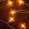thumbnail image 7 of 40 LED Star and Spherical Shaped String Lights 20 FT Fairy Christmas Lights Battery Operated for Indoor and Outdoor, Party, Wedding and Holiday Decorations Warm White, 7 of 7